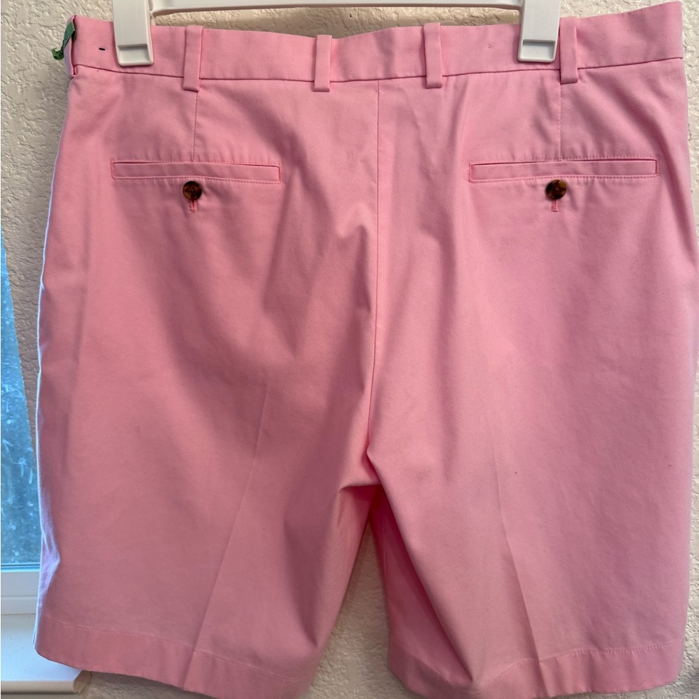 Brooks Brothers Light Pink Flat Front Men's Shorts. 38 Waist EUC Dry Cleaned - Picture 8 of 16